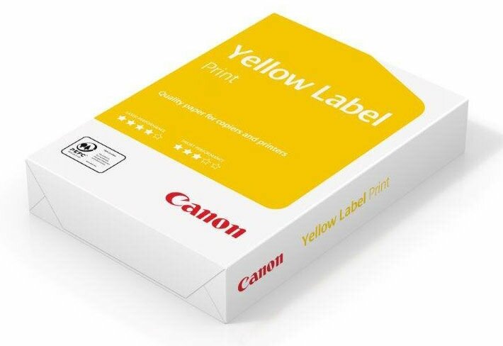 Бумага Canon Yellow/Standard Label, A4, 80г/м2, 500л, белый [6821b001]