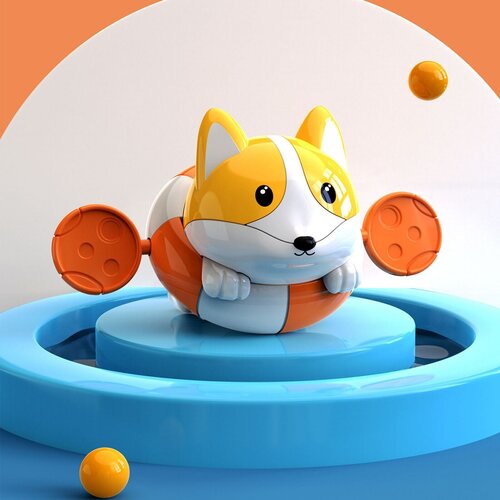 Плавающий корги тактильные мячики для малышей игрушка развивающая детские игрушки для ванной
