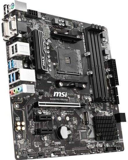 Материнская плата Msi B450M PRO-VDH MAX (AM4, mATX)