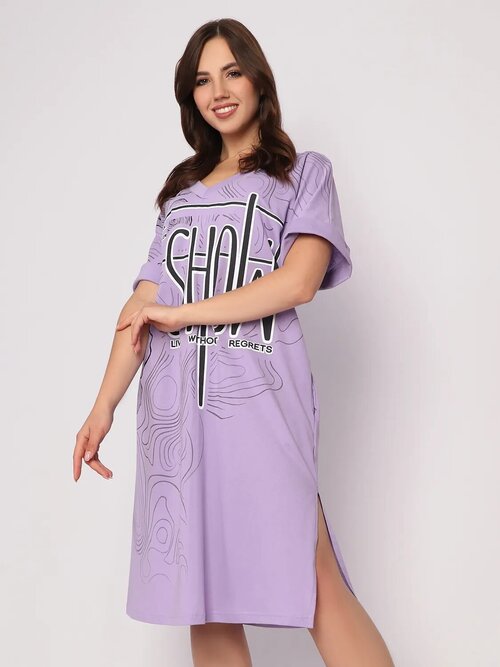 Платье Style Margo, размер 52, фиолетовый