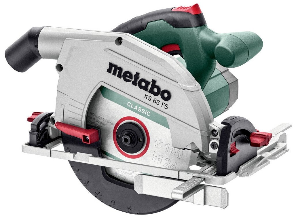Пила дисковая Metabo KS 66 FS 601066500 кейс