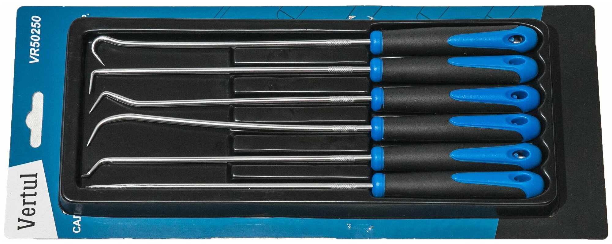 Набор крючков для демонтажа сальников и уплотнителей 6пр. VERTUL VR50250