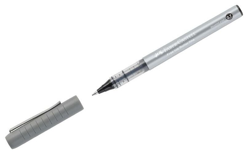 Faber-Castell Ручка-роллер "Free Ink", черная, 0,7 мм, одноразовая sela