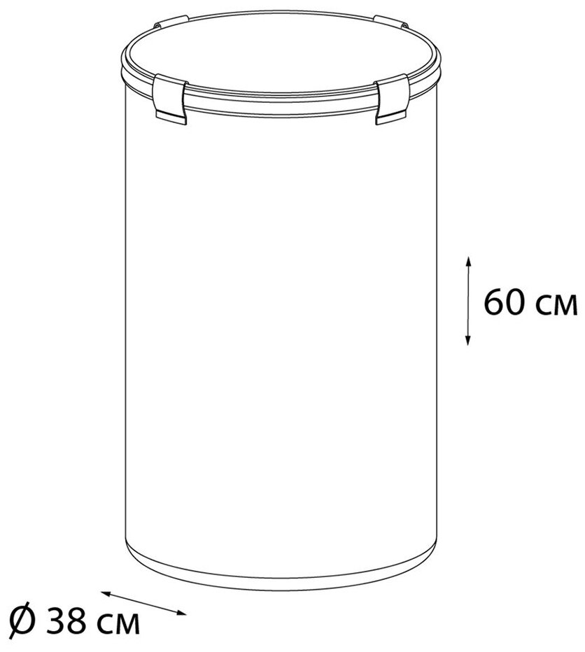 Корзина для белья Fixsen - фото №8