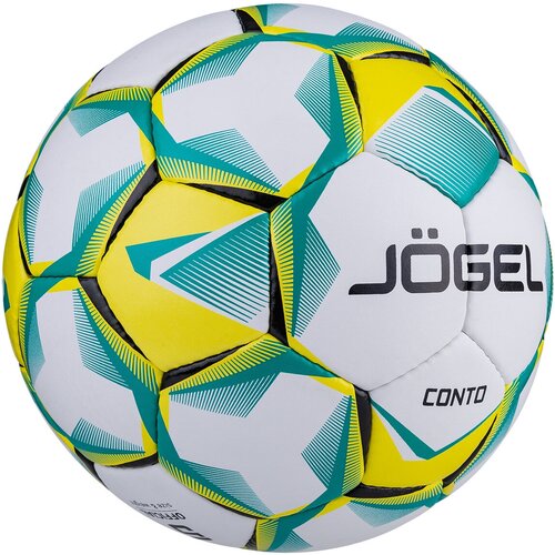 Футбольный мяч Jogel 5 Белый/Зеленый/Желтый