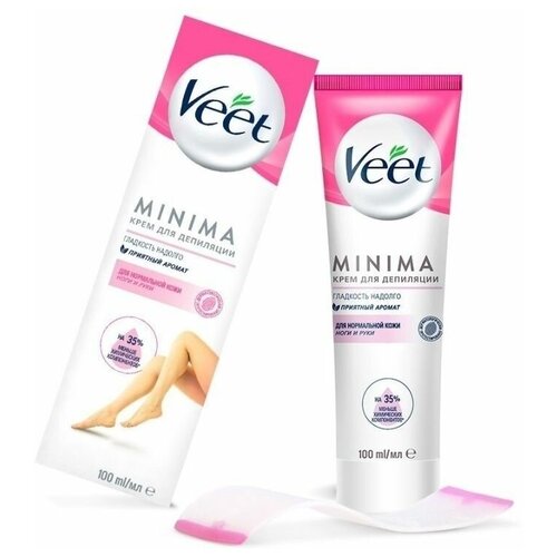 Veet Крем для депиляции Minima для нормальной кожи, 100 мл