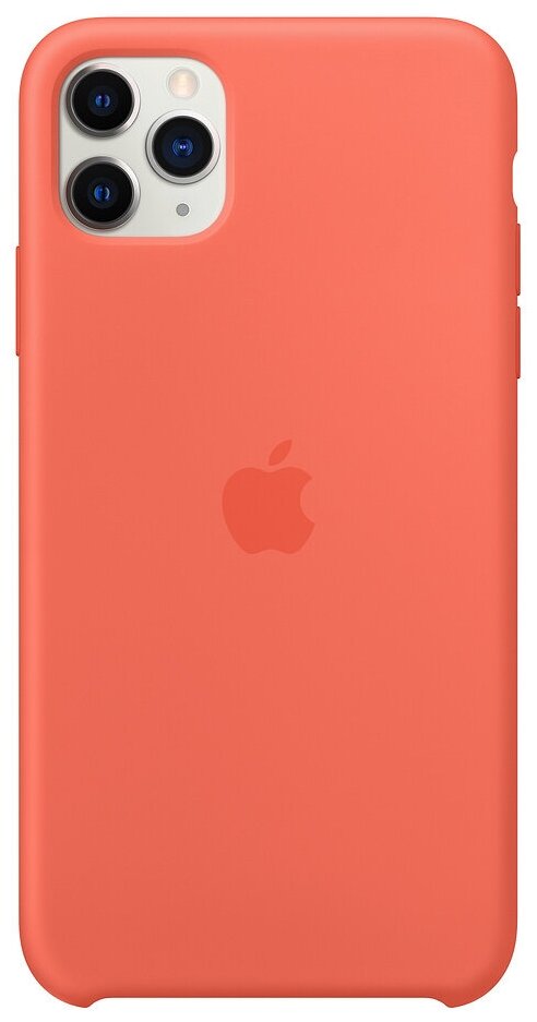Чехол силиконовый Apple iPhone 11 Pro Max Silicone Case Orange (Спелый клементин) MX022ZM/A