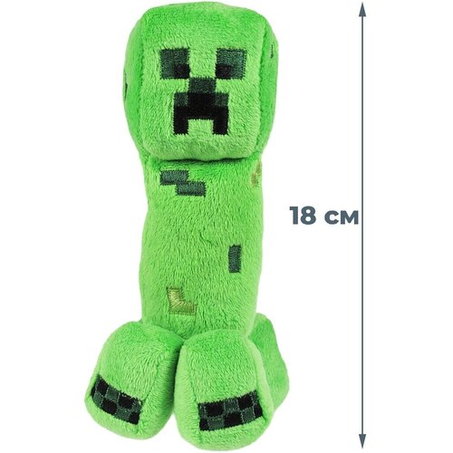 Мягкая игрушка Майнкрафт Крипер Minecraft Creeper (18 см)