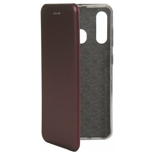 Чехол Innovation для Samsung Galaxy A60 Book Silicone Magnetic Bordo 15498 чехол innovation для xiaomi redmi k30 book silicone magnetic black 17082