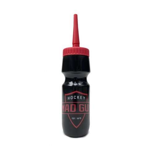Спортивная бутылка для воды MAD GUY (хоккей) 700 мл черная
