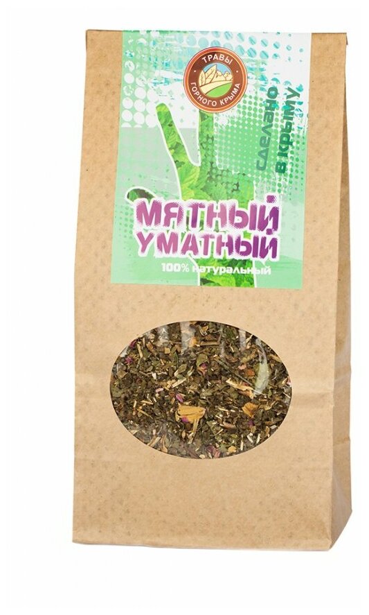 Мятный уматный травяной чай с мятой сбор рассыпной фиточай 100 гр. - фотография № 4