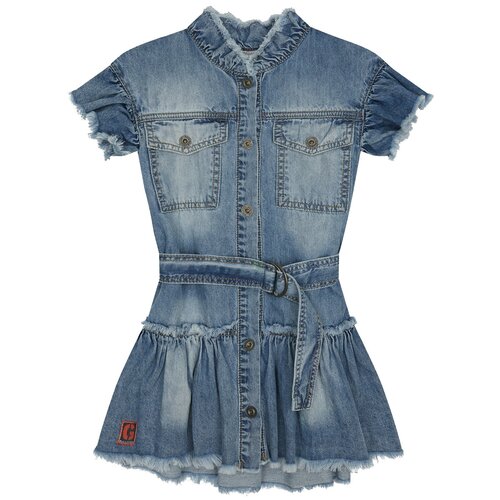 фото Платье gulliver размер 122, голубой