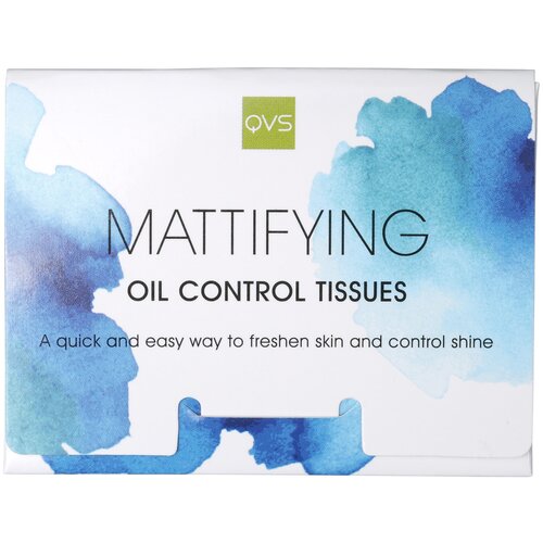 82-10-1709 QVS Матирующие салфетки для лица(100шт.)