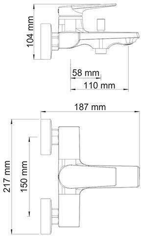 Смеситель Wasserkraft для кухни Lopau 3207 - фото №14