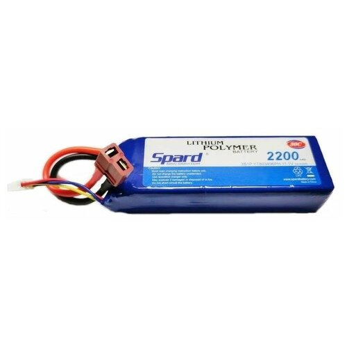 фото Аккумулятор li-po spard 2200mah, 11,1v, 30c, t‐plug