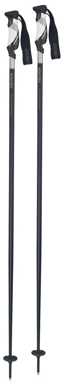 Горнолыжные палки KOMPERDELL Alpine universal Rebelution Alloy black 18mm (см:125)