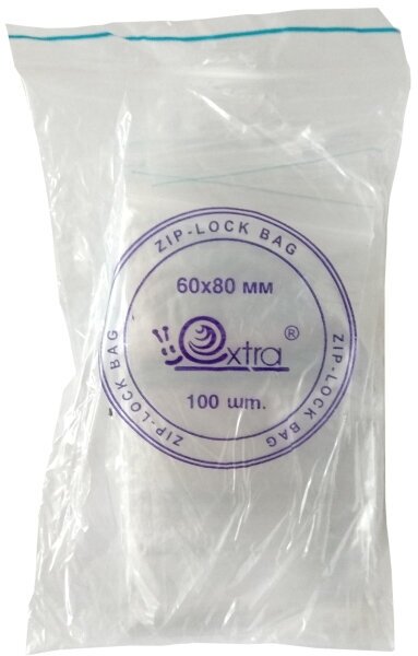 Пакет с замком (Zip Lock) 6x8 см., 32мкм, 100 шт/уп - фотография № 9