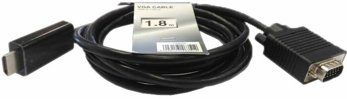 Аксессуар Gembird Cablexpert HDMI-VGA 19M/15M + 3.5Jack 1.8m Black - фото №13