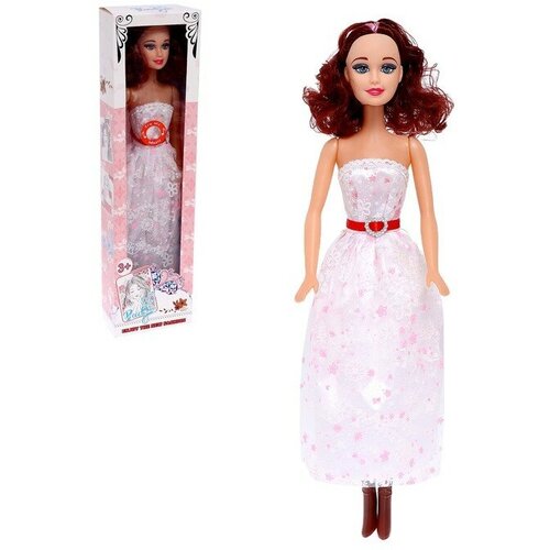 Кукла ростовая Таня в платье, со звуком, 54 см, цвет микс