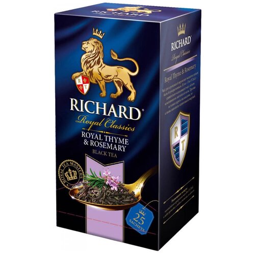 Richard Чай черный Royal Thyme Rosemary, 25х2 г