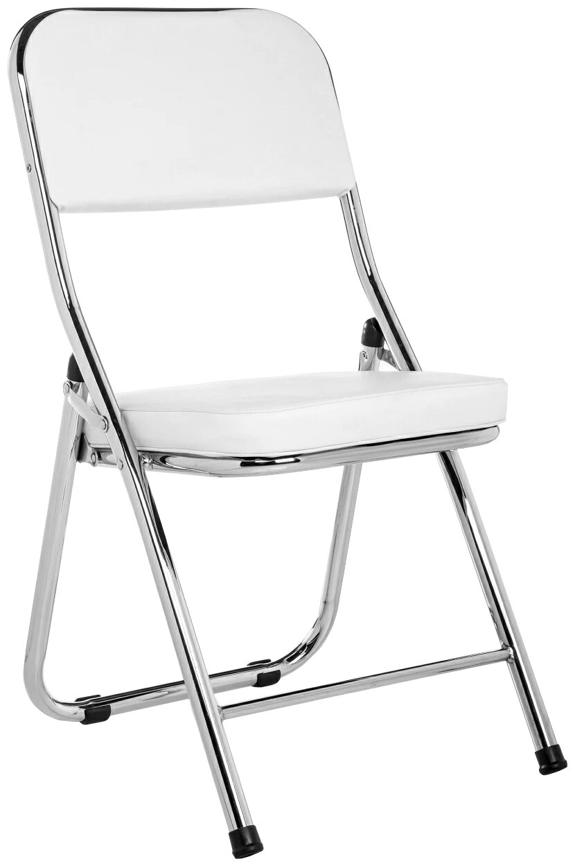 Стул на металлокаркасе Woodville Chair раскладной белый