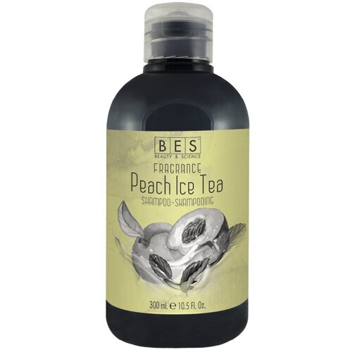 BES FRAGRANCE Профессиональный спа-шампунь для всех типов волос (pH 4.5) Персиковый чай, 300 мл.