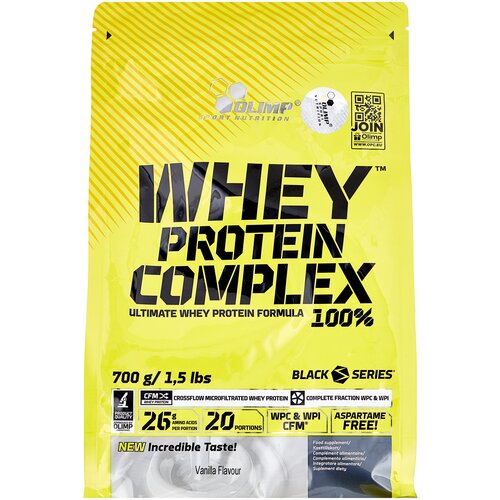 Протеин Olimp Sport Nutrition Whey Protein Complex 100%, 700 гр., ваниль whey protein complex 100% olimp 700 гр печенье со сливками