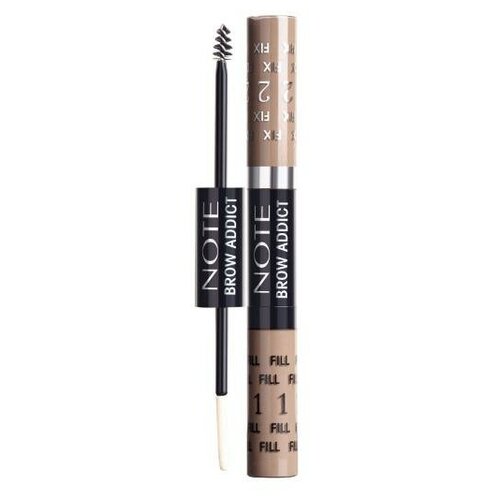 Note Brow Addict Моделирующий многофункциональный гель и тинт для бровей, 10 мл, 03 Dark Brown