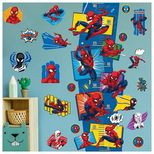Ростомер-наклейка, Человек-Паук приор групп наклейка патч для одежды человек паук – 1