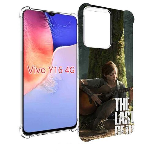 Чехол MyPads The Last of Us Part II для Vivo Y16 4G/ Vivo Y02S задняя-панель-накладка-бампер