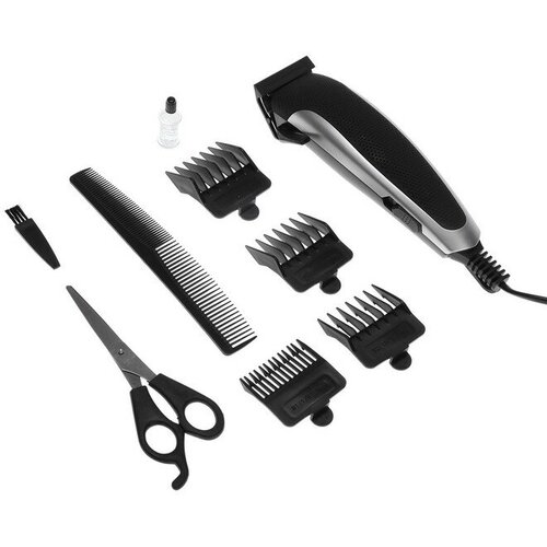 Машинка для стрижки Galaxy LINE GL 4109 15 Вт 1-12 мм нерж сталь 220 В чёрная 153100₽