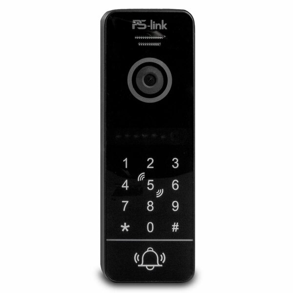 Вызывная панель PS-link 207RCP Black с контроллером и считывателем Mifare