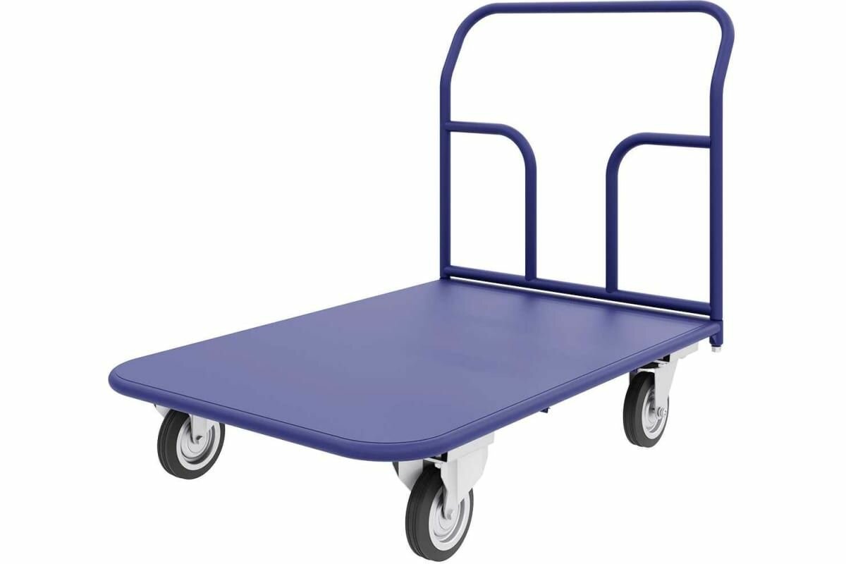 фото Тележка платформенная 500х800 мм с колесами 125 мм TERODEX TPT58