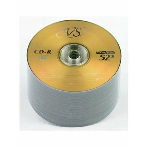 Диск CD-R VS 700 Mb, 52x, Bulk (50) диски cd r vs 700 mb 52x комплект 50 шт bulk vscdrb5001