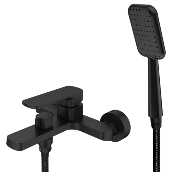 фото Смеситель Elghansa HEFFEN 2352520-Black для ванны однорычажный с душевым комплектом