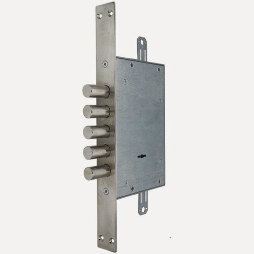 Изображение товара Замок врезной сувальдный Меттэм ЗВ8 341.1.1 под тяги, 5 кл. (ключ 60 мм)