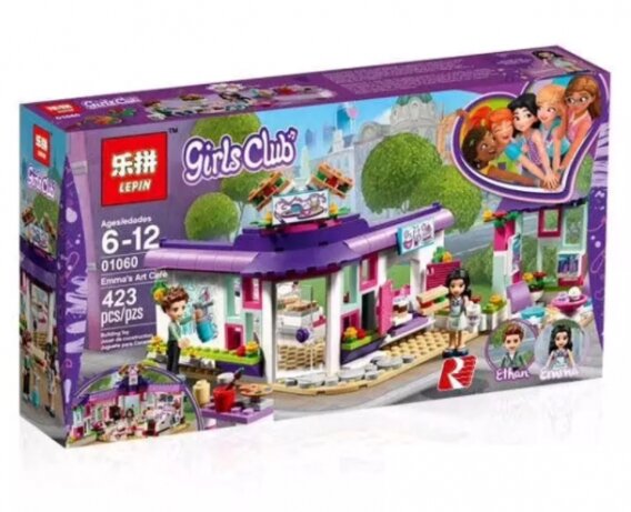 Конструктор 01060 Lepin Арт-кафе Эммы, 423 детали