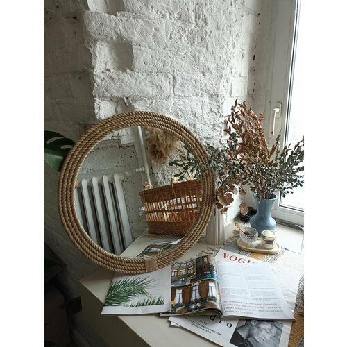 Зеркало круглое на стену