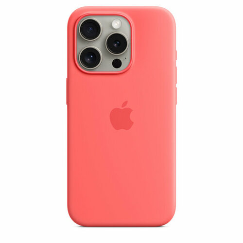 Чехол 15 Pro Silicone Case Guava чехол iphone 15 pro silicone case with magsafe guava mt1g3