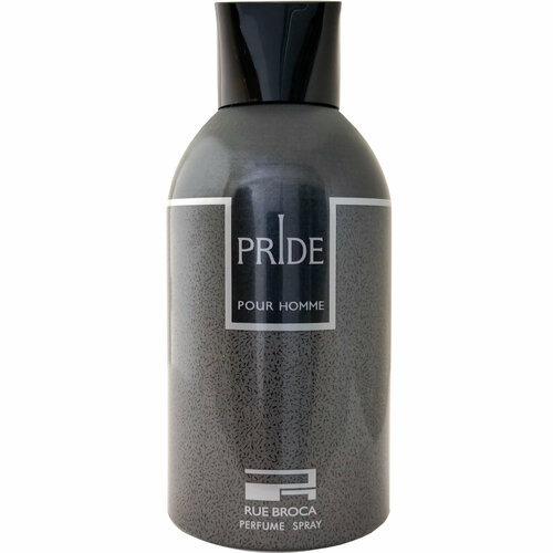 RUE BROCA PRIDE POUR HOMME дезодорант мужской, 250 мл парфюмированный дезодорант спрей для тела intesa pour homme deodorant 24h energy power 150 мл