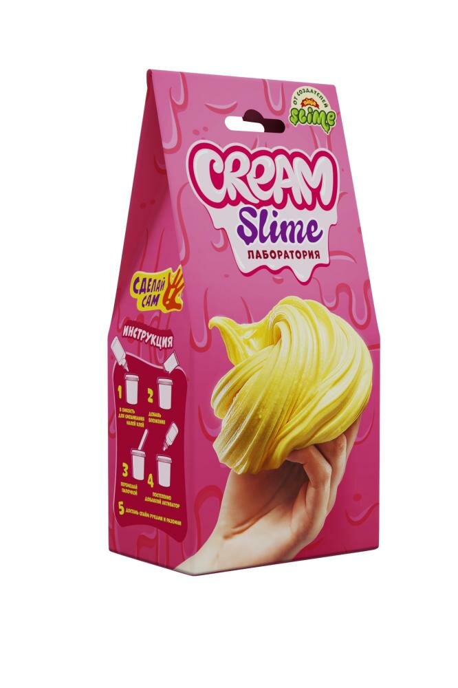 Slime лаборатория 100 гр., Cream Волшебный мир - фото №18
