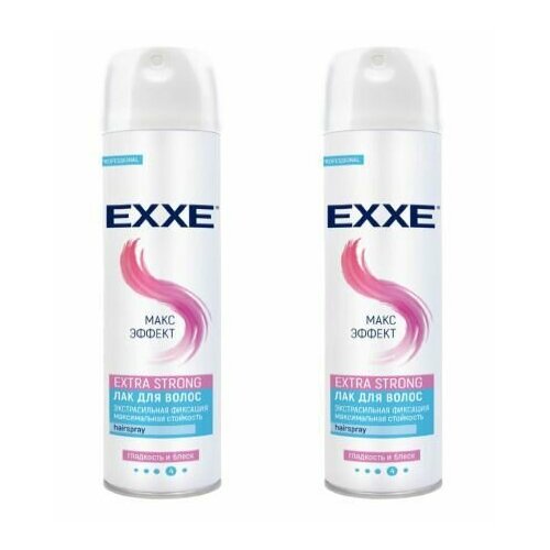 лак для волос exxe extra strong экстрасильная фиксация 300 мл комплект из 5 шт EXXE Лак для волос EXTRA STRONG, экстрасильная фиксация, 300 мл, 2 шт