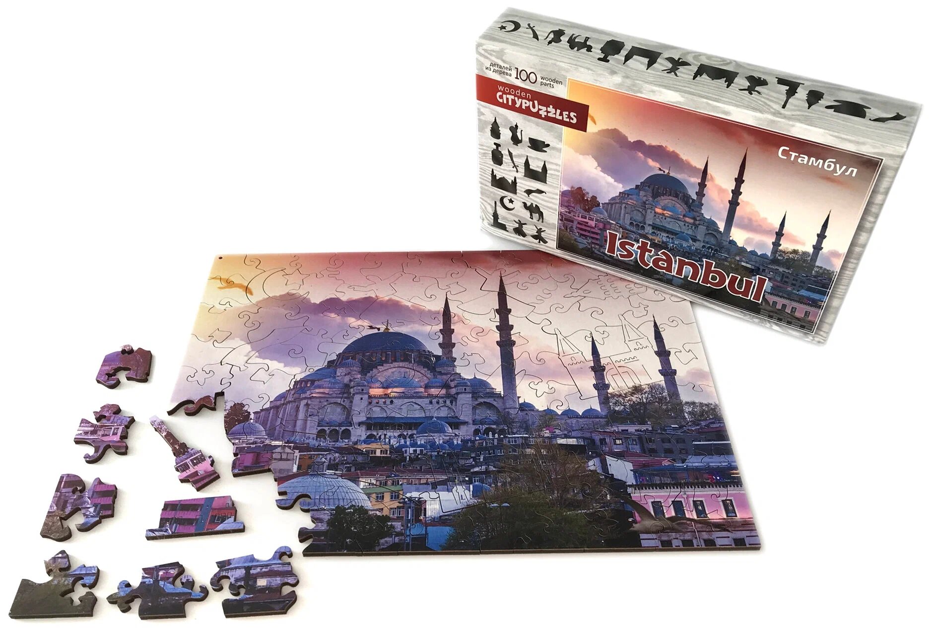Пазл Нескучные игры Citypuzzles Стамбул (8236), 100 дет.