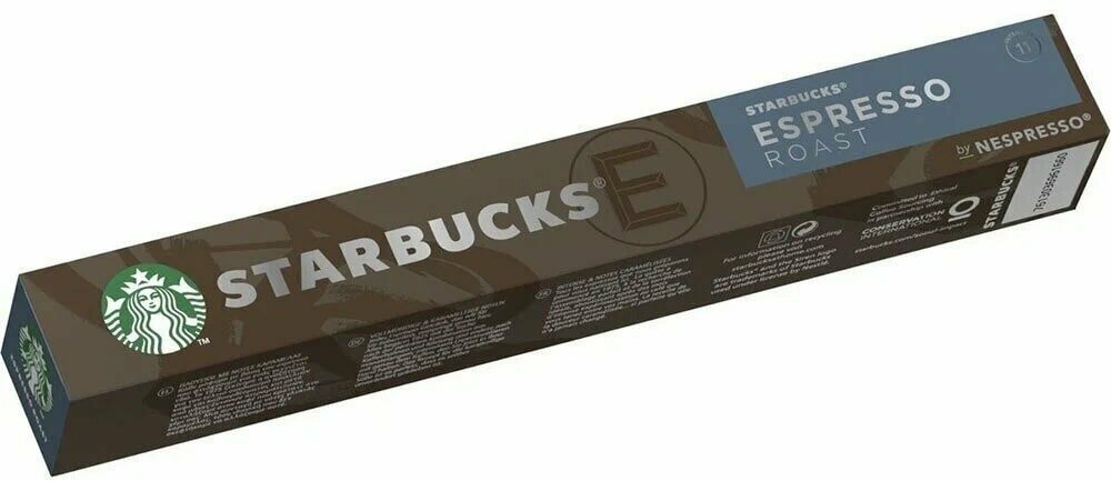 Кофе Starbucks Espresso Roast, 10 кап. в уп.