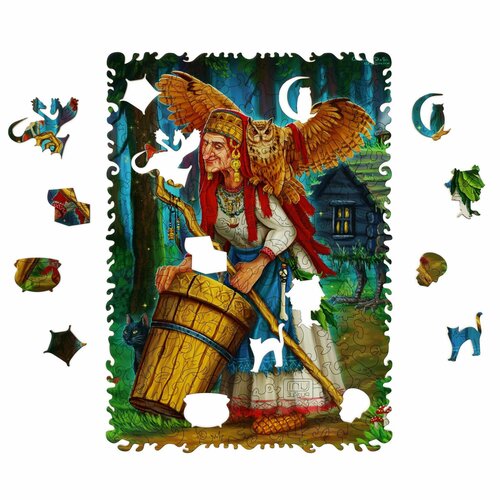 Деревянный пазл 