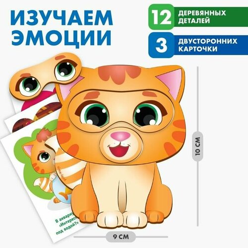 Дидактические игры и материалы Изучаем эмоции с котёнком 827₽