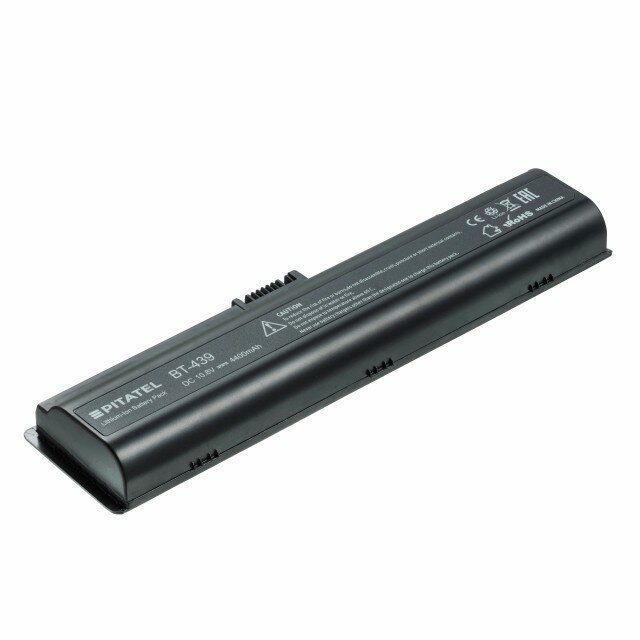 Батарея для ноутбуков PITATEL , 4400мAч, 10.8В, HP Pavilion dv2000, dv6000, dv6100, Compa - фото №2