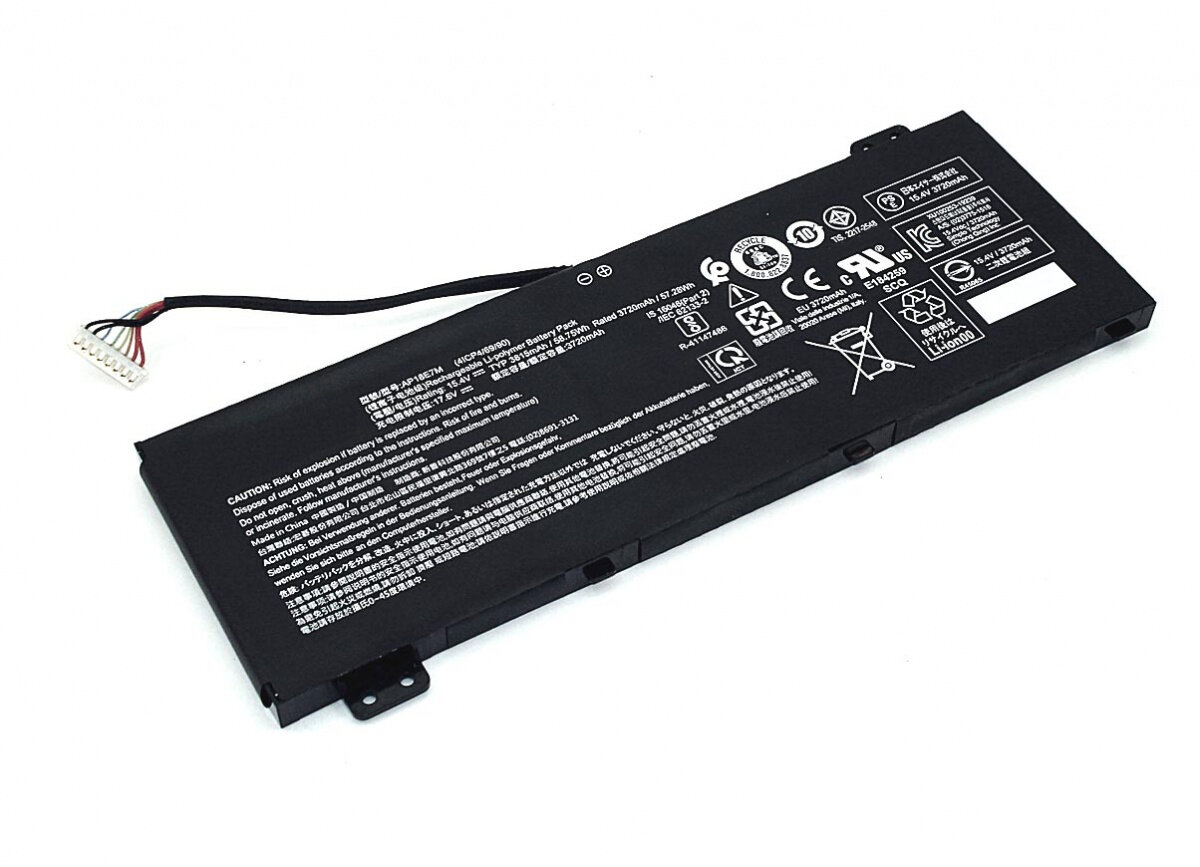 Аккумуляторная батарея для ноутбука Acer Predator Helios 300 PH317-53 15.4V (3815mAh)