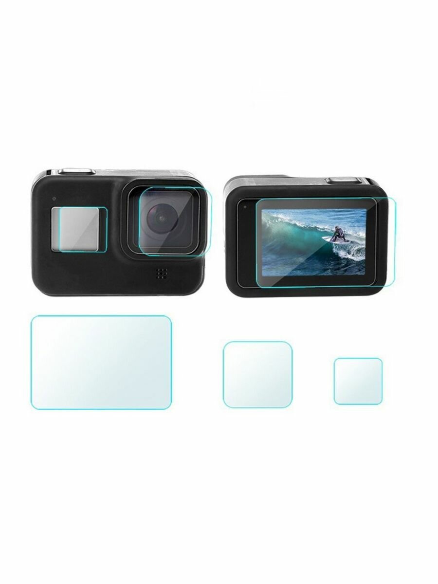 Защитные стекла на объектив и экраны GoPro HERO 9/10