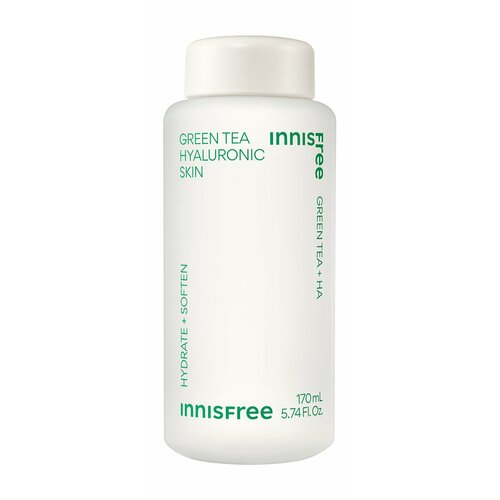 Гиалуроновый тоник для лица с экстрактом зеленого чая Innisfree Green Tea Hyaluronic Skin 170 мл . innisfree hydrating cleansing oil with green tea